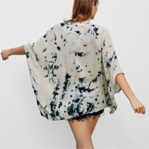 Aritzia Talula Tie-dye Rayon Coverup blouse